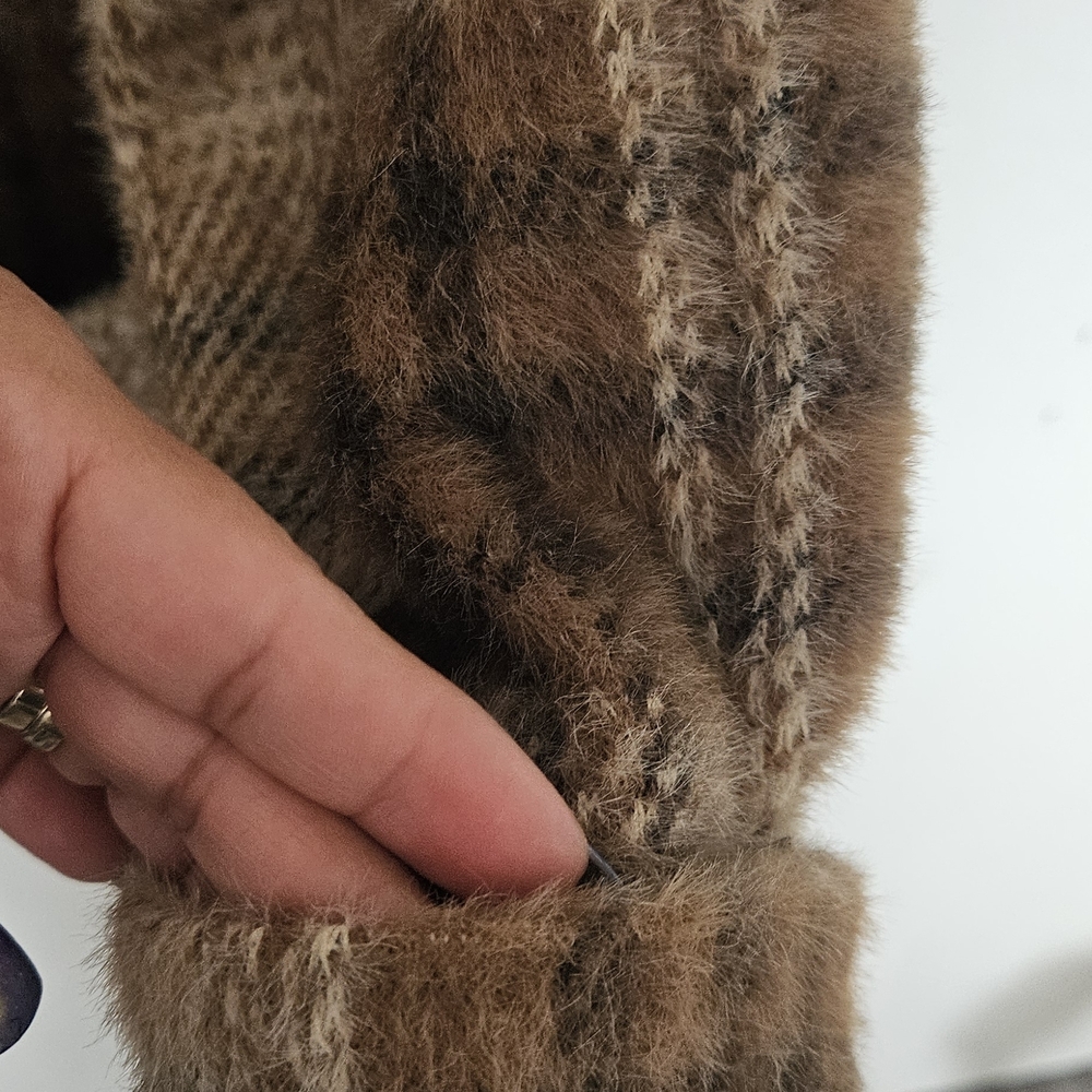 Greylin Small Women's Plaid Coat - Brown - Picture 3 of 3